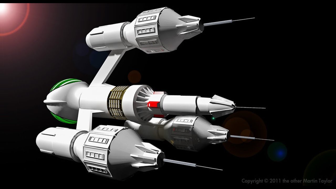 Видео 1: 3D-печатная модель Blake's 7 