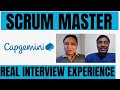 Capgemini- Scrum Master Interview Questions and Answers I Real Scrum master Interview experience