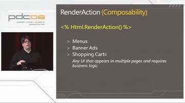 PDC 2009 Microsoft ASP NET MVC 2 The New Stuff