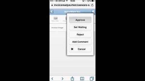 Demo: using Basware InvoiceReady™ on the move