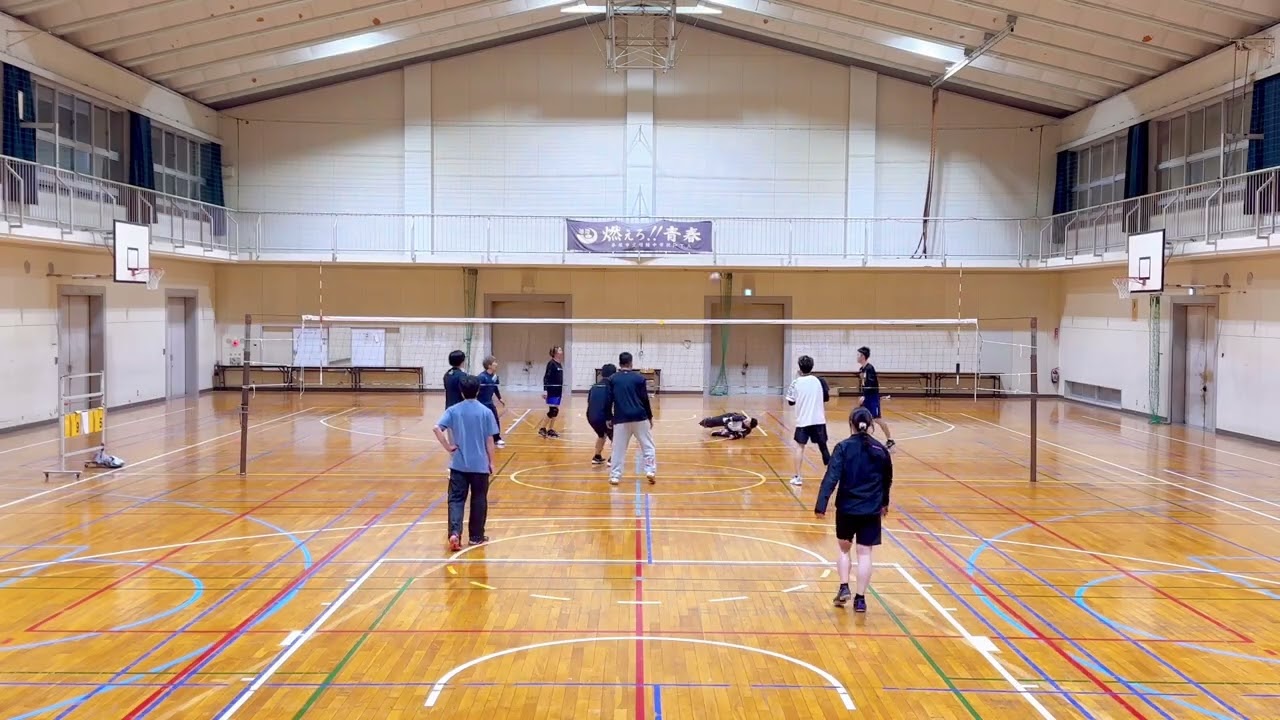 2026/2/9 volleyball 練習ゲーム④5対5(15点マッチ)