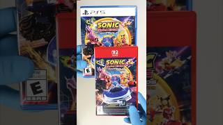 Sonic Racing Crossworlds Nintendo Switch 2 Vs PS5#trending #unboxing #sonic #gaming #shorts @unboxhightech12