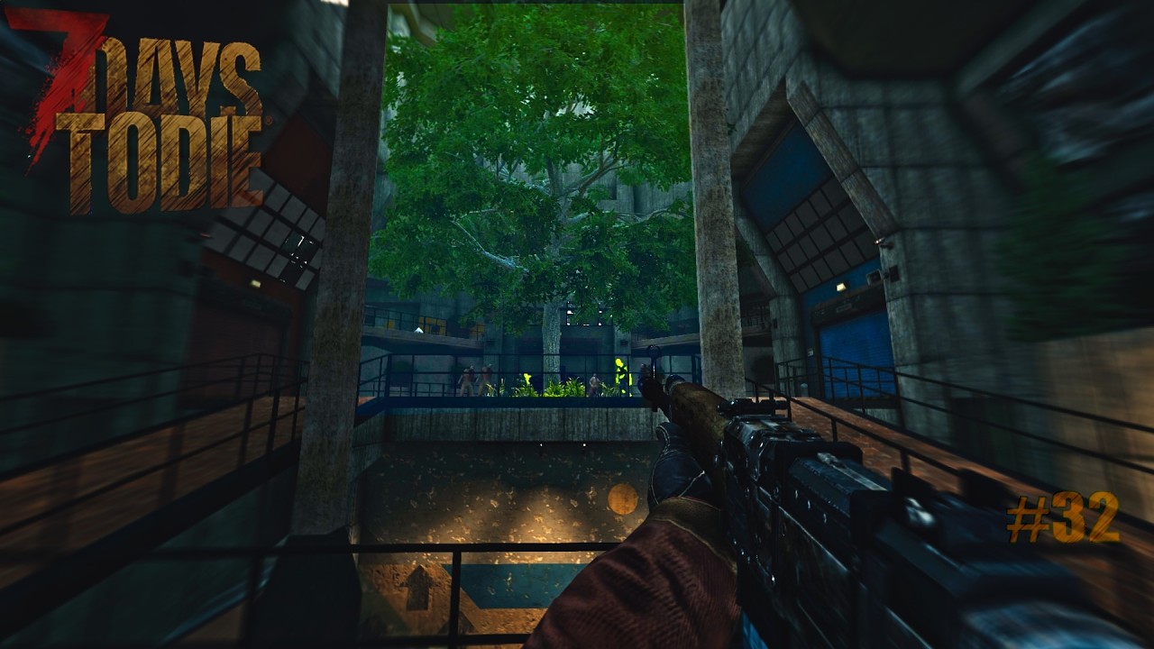 7 Days to Die v2.5 - Ликвидация в Area 7 / Зона 7. Уроки английского от Mr Panda #32