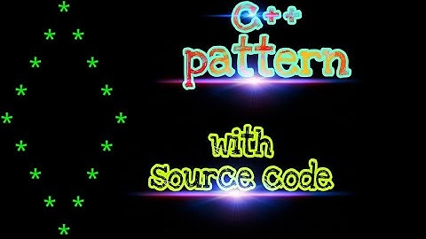 C++ PATTERN (ONLY LOGIC) VIDEO SOLUTION FOR ABSOLUTE BEGINNERS