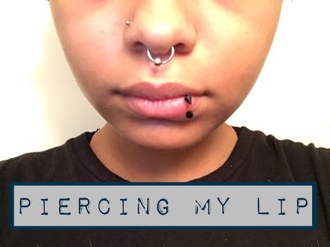 Video: How To Pierce Your Lip