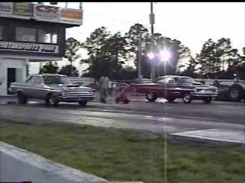 John Gould Drag Racing His 63 Ford