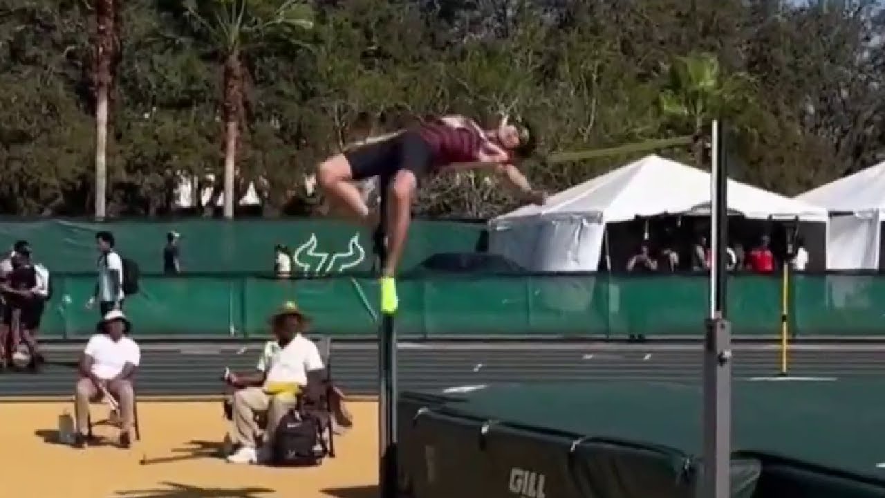 Kampton Kam - High Jump (New NR 2.25m) [2025 South Florida Invitational 🇺🇸] 11 Apr 2025