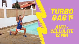 Gambe Glutei Addome esercizi anti-cellulite Jill Cooper Turbo GAG 1° - 12  minuti - YouTube