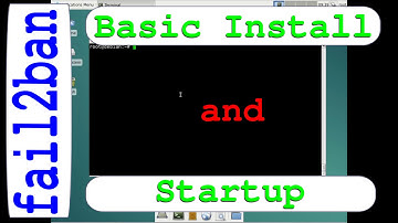 fail2ban basic install and run