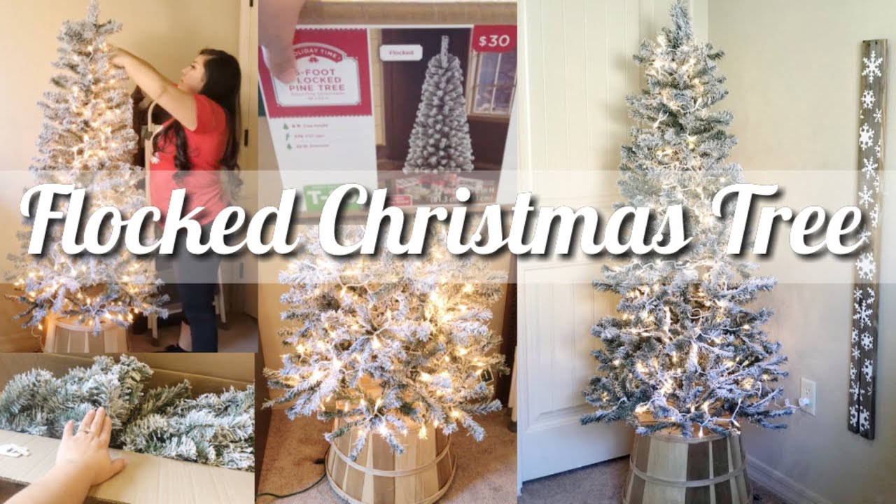 30 Flocked Christmas Tree Review 30 Days of Christmas YouTube