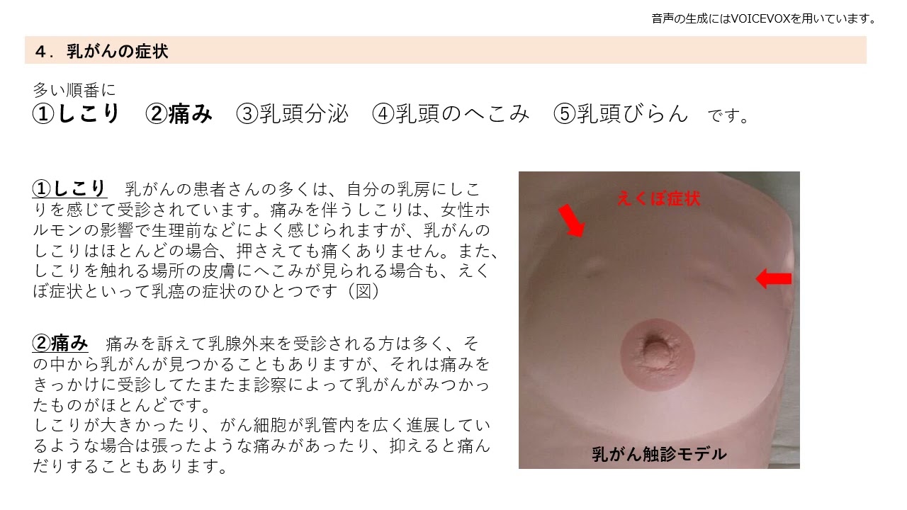 乳がん 初期 症状