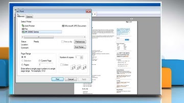 Internet Explorer® 8: How to preview and print a webpage on Windows® 7?