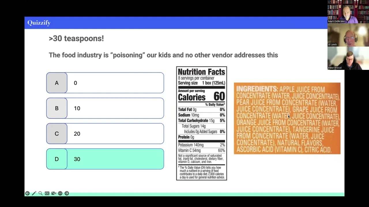Quizzify Webinar - Health Education for Educators
