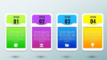 Animated 4 Step Infographic Concept slide for PowerPoint. Free PPT