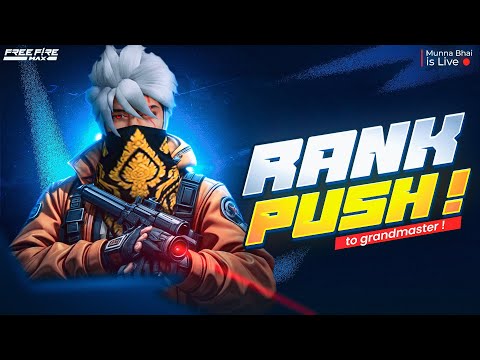 Grandmaster Live Rank Push Free Fire Telugu  - Munna Bhai is Live  - Telugu Gaming Live #MBG