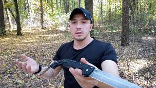 Что такое тактический нож на примере Cold Steel Voyager XL tanto. 2019.