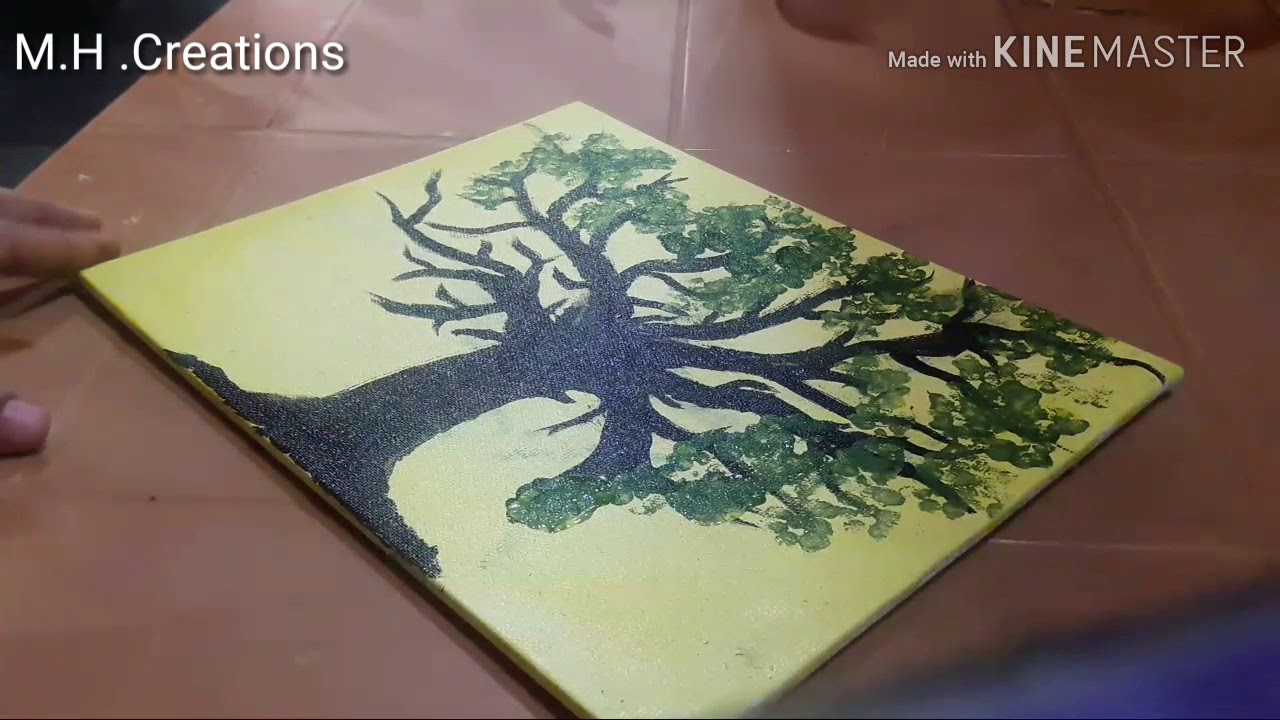 painting for the first time - YouTube