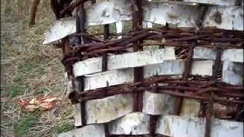 Nancy Today: How to make a willow basket handle 1 ASMR weaving basketmaking (basket making tutorial)