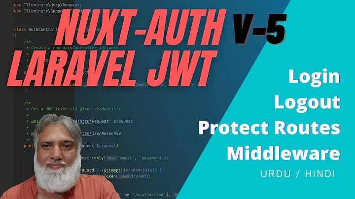 Nuxt-Auth Module Laravel JWT Configuration