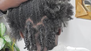 juicy two strands  twist  on natural hair