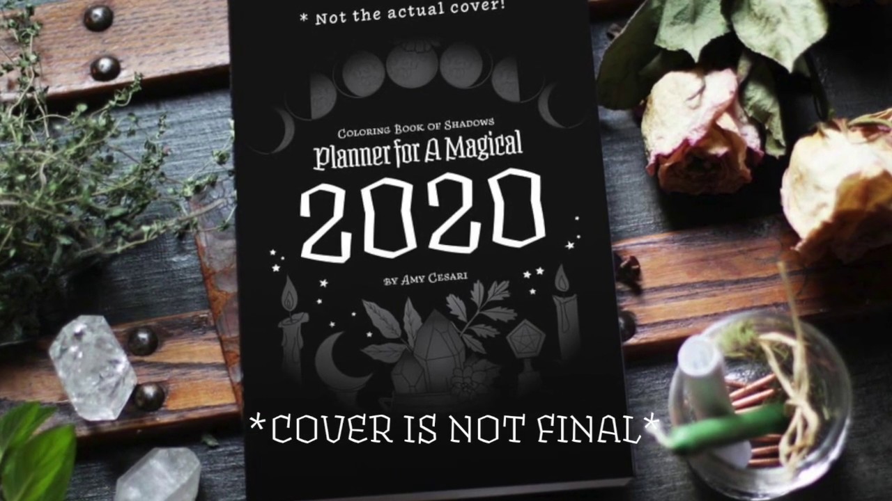 Coloring Book of Shadows: Planner For A Magical 2020