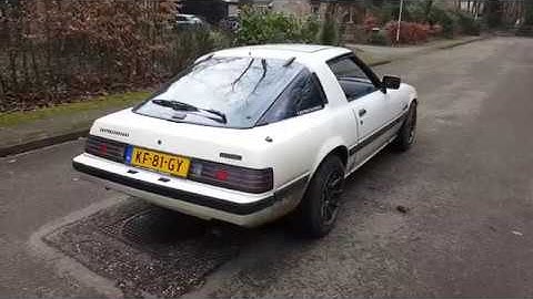 Mazda Rx7 straight piped with blown apex seal