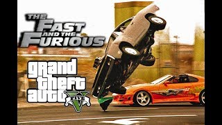 Dominic vs. Brian | The Fast and The Furious in GTA 5 2019