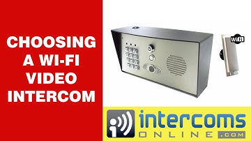 Choosing the Best WiFi Video Intercom - 888-298-9489