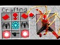 CRAFTING IRON SPIDER IN MINECRAFT!