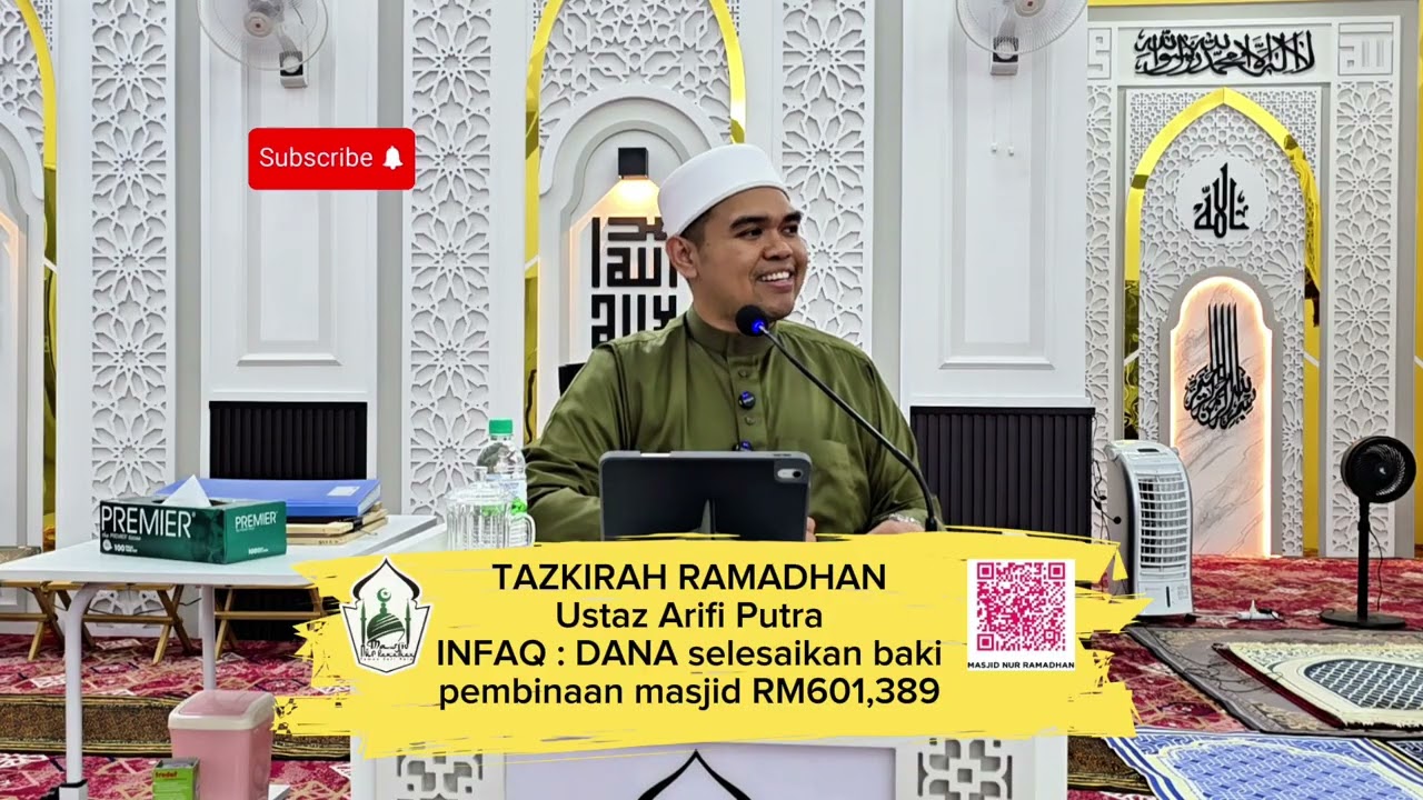 TAZKIRAH RAMADHAN 1 Mac 2026 AHAD Peringatan bagi yang lupa AF Ustaz Arifi Putra