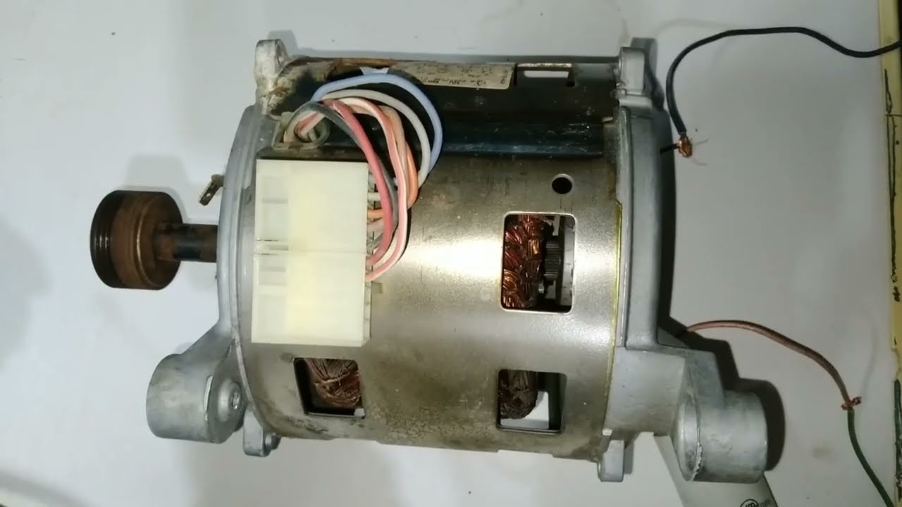 تجربة موتور غساله اديال زانوسى اكواتيك مباشر