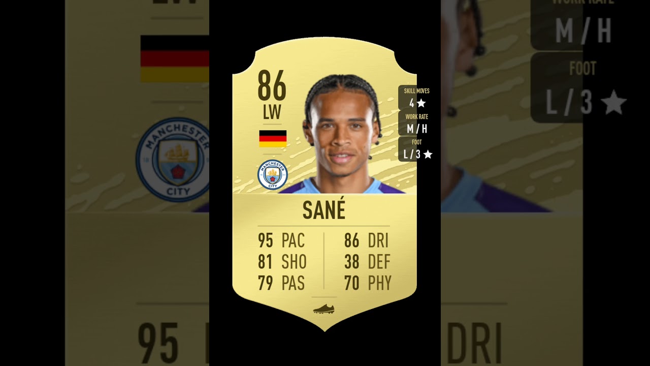 FIFA | LEROY SANÉ | RATINGS!😁.
