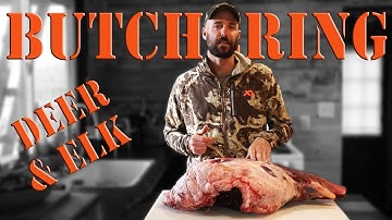 How to Butcher a Deer or Elk at home  - Complete Guide