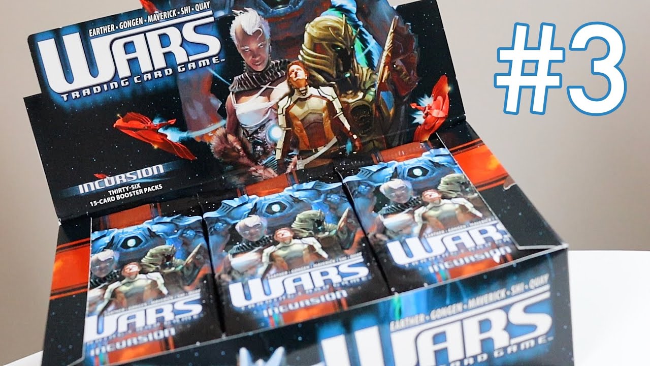 WARS TCG: Incursion Set - Booster Box Unboxing / Pack Opening + Review (Decipher Inc.) #3