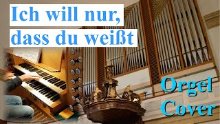 Ich will nur, dass du weißt - SDP ft. Adel Tawil (Orgel Cover)