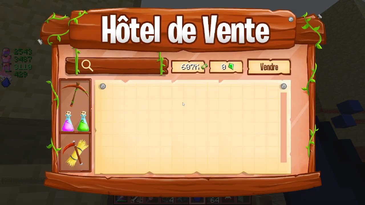 ouverture d'une box en endium sur paladium