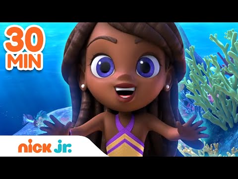 Mermaid Lorelai's Color Games! 🦀 30 Minute Compilation 🐠 Santiago of the Seas | Nick Jr.