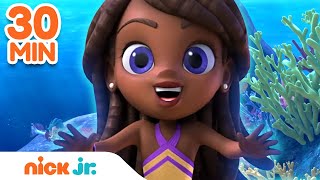Mermaid Lorelai's Color Games! 🦀 30 Minute Compilation 🐠 Santiago of the Seas | Nick Jr.