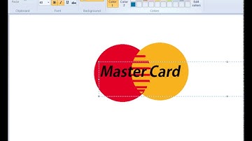 How to Draw Master card logo in Ms paint