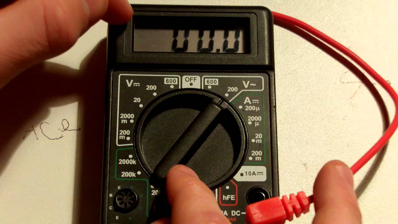 TUTO] Utiliser un Multimètre / VoltMetre / AmpèreMètre / Ohm mètre 