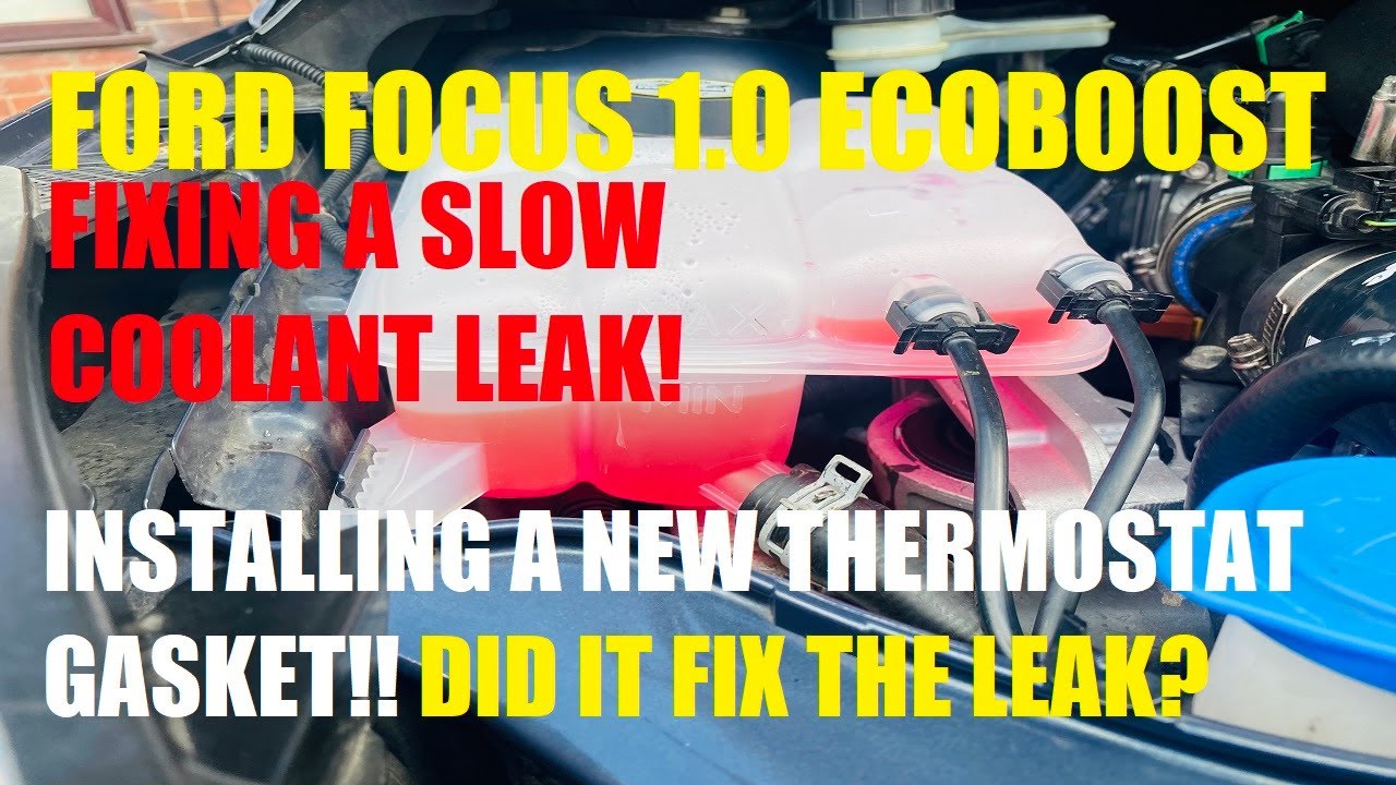 Ford Focus 1.0 EcoBoost (медленная утечка охлаждающей жидкости? Возможно, нужна новая прокладка т...