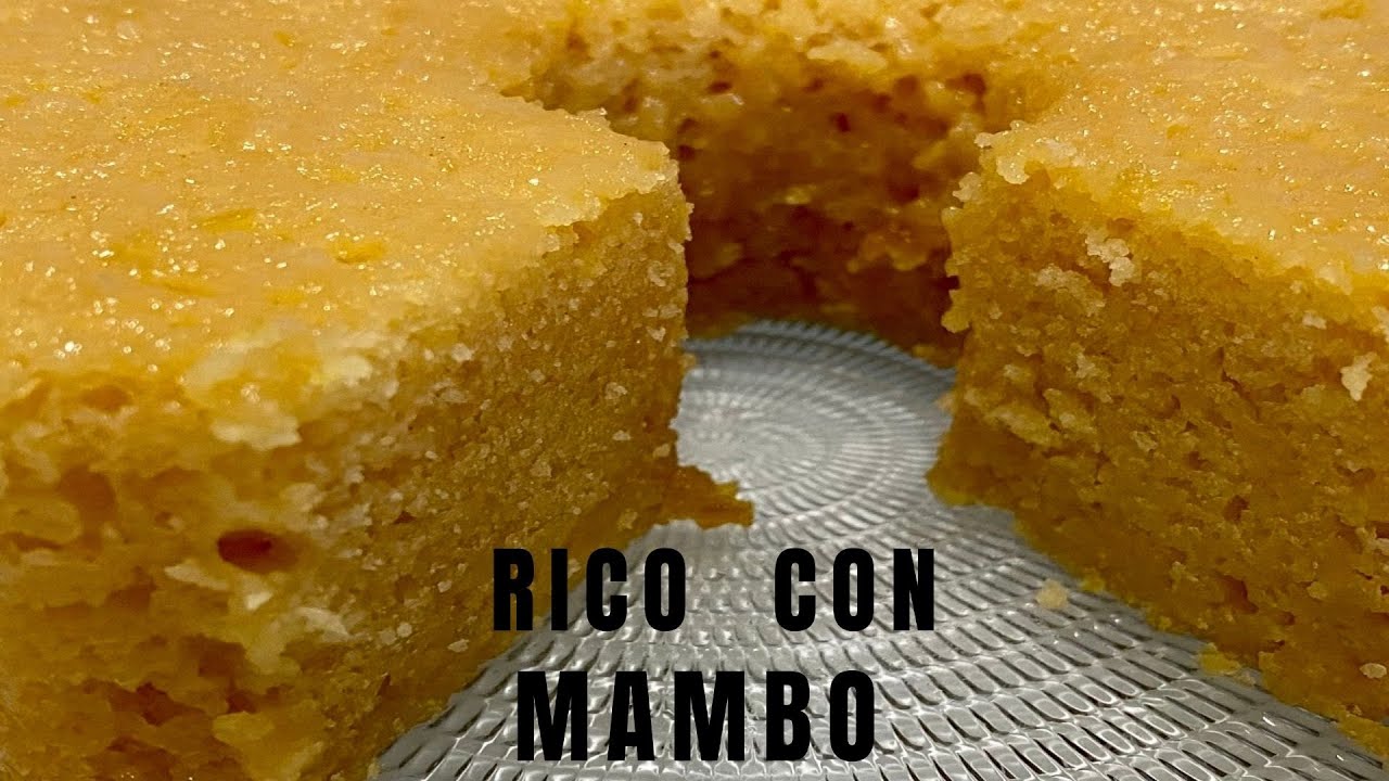 BIZCOCHO HUMEDO DE LIMON AL VAPOR EN MAMBO!!  MUY JUGOSO!!