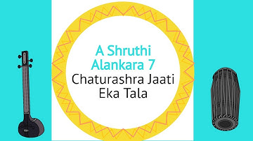 Alankara 7: Chaturashra Jaati Eka tala (A Shruthi)