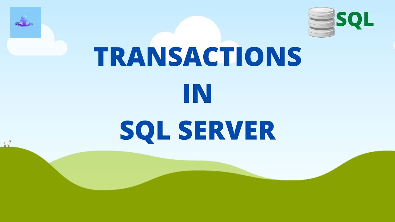 The SQL Server Transactions | SQL tutorial - YouTube