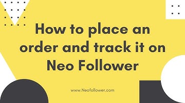 How to Order & Track Orders on Neo Follower | Step-by-Step SMM Panel Guide