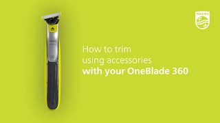 Philips OneBlade - How To Trim Using New 5-in-1 Comb