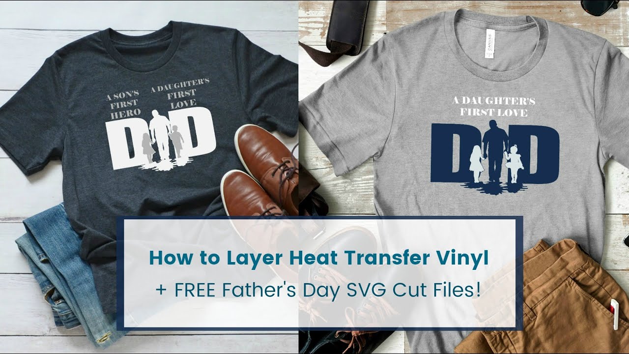 Father's Day Shirt with Flock & Puff HTV - Textured HTV Tutorial