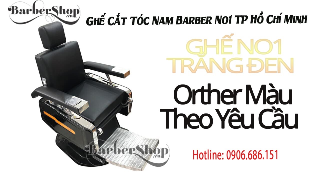 Ghế cắt tóc nam barber cao cấp