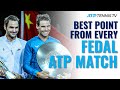 The Best Point From Every Federer vs Nadal ATP Match