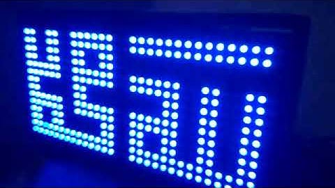 LED Clock Prayer Times Jam Waktu Sholat JWS NodeMCU ESP8266 P10 DMD Arduino